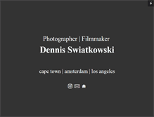 Tablet Screenshot of dennisswiatkowski.com